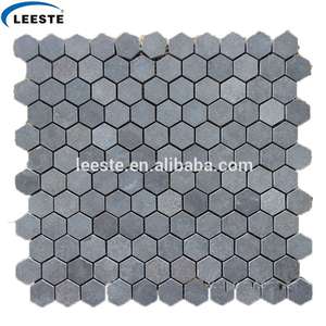 Mosaik Batu Abu-abu Hainan Bata Dinding Eksterior Ubin Mosaik Basal Hitam Tiongkok untuk Dekorasi Dalam Ruangan - Product Image 5