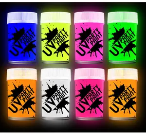 KHY Wholesale UV Party Painting Fluorescent Glow The In Dark Body Paint