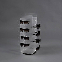Présentoir POP personnalisé fournisseur du Vietnam pour porte-lunettes lunettes de soleil présentoir pré-assemblé en plastique PVC au détail
