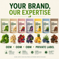 SYC BIO Super Greens Gummies Naturels Mélange de Légumes Verts Quotidien Favorise la Digestion Formule de Soutien au Bien-être 120 Comprimés Sac de 600g Usine