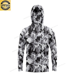 Camisa de Pesca de Manga Larga Transpirable con Logotipo Personalizado, Secado Rápido, Protección UV UPF 50, Poliéster Resistente, Ropa de Pesca para Hombre - Product Image 3