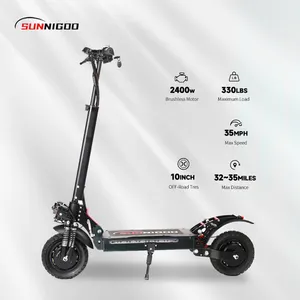 Long Range Foldable Two Wheel Light Weight Electric Scooter With Front Shock ABSorber Eu Warehouse Dual Motor Scooter