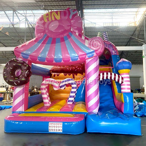 <span class=keywords><strong>Candy</strong></span> Inflable Castle World Castillo hinchable con tobogán Interior Exterior Parque infantil Candyland Bounce House - Product Image 5