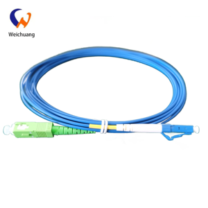 Cordon de raccordement à fibre optique personnalisé One Core SCupc 3.0 SMF OS2 LC câble de raccordement <span class=keywords><strong>jaune</strong></span> pour réseaux 4G et <span class=keywords><strong>3G</strong></span> - Product Image 1