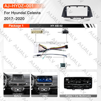 Nouveautés : Tableau de bord QLED 12,3 pouces plein écran pour Hyundai Celesta 2017-2020 avec lecteur DVD radio stéréo GPS 8 cœurs