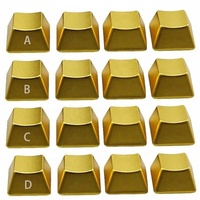 Factory Custom Made CNC Precision Machining Solid Metal Aluminum Keycaps for Mechanical Keyboard