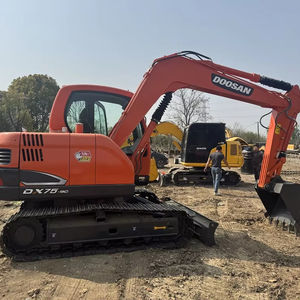 Excavatrice Doosan dx75 d'occasion de 8 tonnes, petite excavatrice d'occasion Doosan 55 60 75 avec EPA/CE - Product Image 1