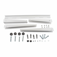 Support de fixation pour climatiseur HVAC en acier, résistant à la corrosion, pour mini-split, pompe à chaleur, 2,0 mm, installation facile, barre transversale