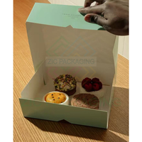 Populaire Mini 4X4 Pouces Boîte D'emballage De Gâteau D'anniversaire Logo Personnalisé Boîte De Gâteau Au Fromage Emballage avec Planche À Gâteau