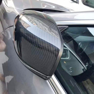 Coques de rétroviseurs en fibre de carbone Sheka pour Maserati Quattroporte Ghibli, finition carbone sec, modèle d'origine usine - Product Image 2