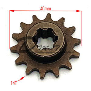 Frente de la caja de engranajes de piñón T8F 11 14 17 20 T 20 diente piñón para 47cc 49cc Minimoto Mini suciedad Pit Bike ciclomotor Scooter - Product Image 6