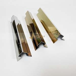 Custom Size M136 Stainless Steel Durable Waterproof Tile Edge Trim <b>Corner</b> with Easy Installation for Apartment Use - Product Image 5