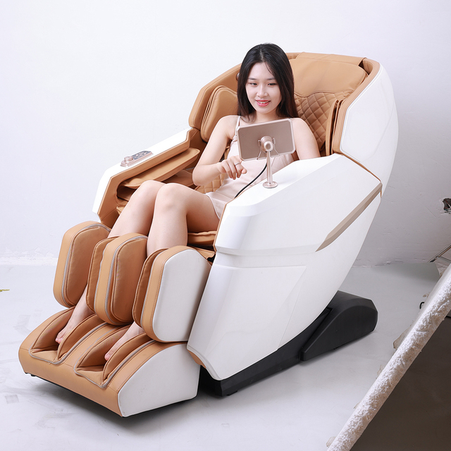 2022 New Arrival Luxury Smart Massage Chair 4D Full Body Massager Wireless Remote Control 110-240V 1 Year Warranty-aiken SR-E611