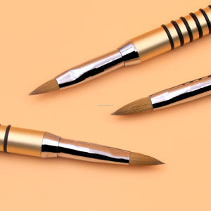 8 ब्लैक सर्किलों के साथ सोना, कोलिंस्की/नायलॉन बाल नाखून कला के लिए 3 डी नाखून कला के लिए 3 डी नाखून कला के लिए - Product Image 5