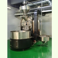 Vente directe usine – Torréfacteurs semi-automatiques de 50 kg pour grains de café et fèves de cacao, spécialement conçus pour les usines industrielles à grande échelle