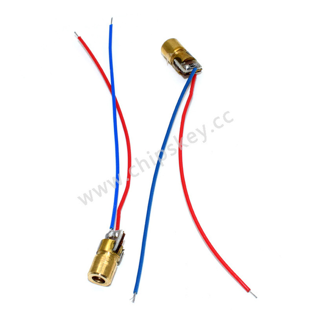 #3069 650nm 5mw 5V copper semiconductor laser laser diode 6MM OD