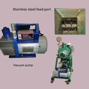 Máquina Industrial de Amasado de Arcilla al Vacío de Doble Eje Horizontal de Acero Inoxidable y de Eje Único - Product Image 6