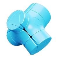 Sengso série miroir <span class=keywords><strong>Cube</strong></span> magique cylindre de miroir <span class=keywords><strong>Q</strong></span>-ornithorynque vitesse sans autocollant Puzzle <span class=keywords><strong>Cube</strong></span> éducatif jouets - Product Image 2