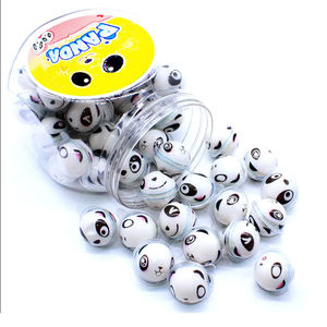 Toptan lal 3D Panda şekli sakızlı şeker düşük adedi Yummy yumuşak Fudge topu jöle ayı şişe tatlı meyveli şeker hiçbir katkı - Product Image 5