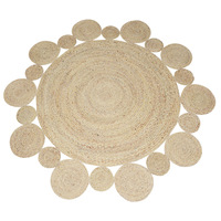 Grounding protection Mats Home Decor Rugs Floor Mat Handmade Natural Jute Carpets and Rugs for Living Room