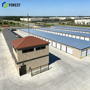 Structure en acier modulaire pour entrepôt commercial à haut plafond, préfabriqué, robuste, pour usine de production et entrepôt de stockage - Product Image 1