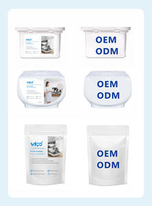 Yicun OEM làm sạch sâu máy giặt sạch hơn dùng một lần thân thiện với môi máy giặt chất tẩy rửa bột vỏ - Product Image 6