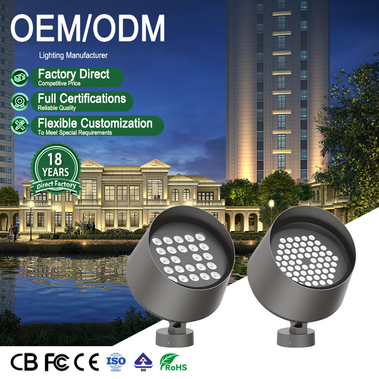 Outdoor IP65 Flood Lighting Waterproof LED Spotlights Floodlight Aluminum LED Flood Light for Landscape