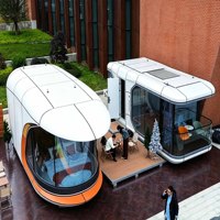 Villa Moderne 2 Chambres Type Capsule Spatiale Préfabriquée Suisse, Maison Mobile Étanche, Pod de Vie, Maisons Préfabriquées en Gros