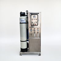 Système RO 500 LPH, machine à eau pure par osmose inverse personnalisée, installation de traitement d'eau RO commerciale avec performance stable