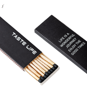 Matchsticks Matchsticks Rushed Hc 12 Food Beverage Manufacture Matches Custom Matchbox Colored Matchsticks Father's Day Bubble Tea