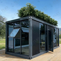 Unité de conteneur préfabriquée FLKT à livraison rapide, prête à être expédiée, bureau modulaire préfabriqué, maison en conteneur maritime