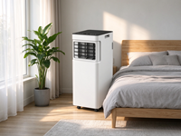 Climatiseur Portable Électrique 9000 BTU, Unité de Refroidissement Uniquement, en Plastique, avec Télécommande, Classe d'Efficacité Énergétique pour Maison et Bureau