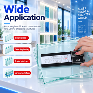 เครื่องวัดความหนากระจก Linshang LS200 สำหรับการวัดด้านเดียวของหน้าต่างที่ติดตั้งแล้วและช่องว่างอากาศ - Product Image 4