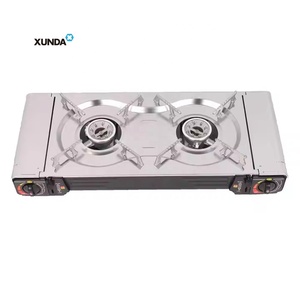 Xunda vente en gros Portable pliable Camping en plein air fonctionnel Portable Double brûleur <span class=keywords><strong>cuisinière</strong></span> <span class=keywords><strong>à</strong></span> <span class=keywords><strong>gaz</strong></span> multi-usages Cassette <span class=keywords><strong>cuisinière</strong></span> - Product Image 2