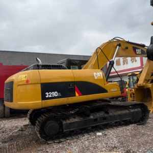 Excavatrice sur chenilles d'occasion CAT 329D2L, 29 tonnes, parfaite pour le creusement de fossés, le défrichement de terres, les fondations et les travaux de terrassement à grande échelle, en vente - Product Image 4