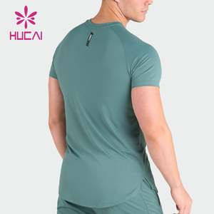 Hucai <span class=keywords><strong>T</strong></span>ùy Chỉnh Màn Hình In Chia Hem Đường Cong Dưới Cơ Bắp Nhanh Chóng Khô Phù Hợp Trọng Lượng Nhẹ Chạy <span class=keywords><strong>T</strong></span>ập Thể Dục Thể Thao Phòng <span class=keywords><strong>T</strong></span>ập Thể Dục <span class=keywords><strong>T</strong></span> Áo Sơ Mi Cho Nam Giới - Product Image 2