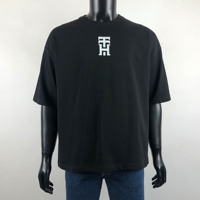 Nouveau design T-shirt de luxe en coton épais 280 g/m² coupe ample légèrement tombante aux épaules, T-shirt boxy vierge surdimensionné pour homme, personnalisable avec logo