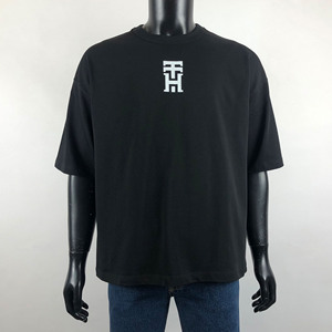 Camiseta de Luxo com Novo <span class=keywords><strong>Design</strong></span>, Algodão Pesado 280gsm, Corte Solto, Ombros Ligeiramente Caídos, Camiseta Boxy em Branco, Tamanho Grande para Homens, Personalização de Logo - Product Image 2
