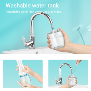 Irrigateur buccal portable sans fil rechargeable IPX7 Mini, dispositif de nettoyage <span class=keywords><strong>dentaire</strong></span>, brossette à eau, vente en gros à prix abordable - Product Image 2