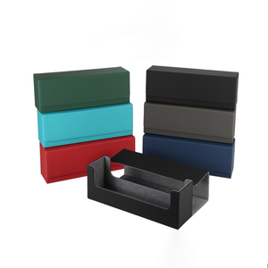 Strong Magnetic 400+ Card Organizer Magic Card Storage Box Trading Yugioh Tarot Playing Holder Flip PU Leather