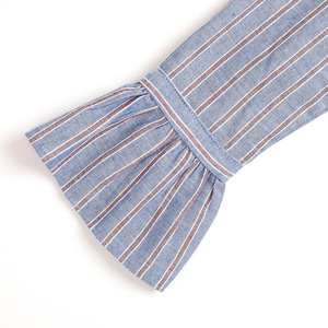 Vêtements pour filles, pantalon simple à manches longues à volants, nouveau style, chemises décontractées - Product Image 3