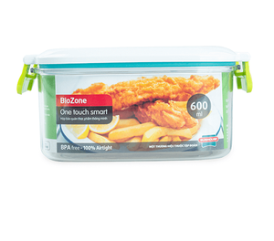 Fabricant Vente en gros 600ml KB-SM600S1 Biozone Rectangle Smart Food-Container Sans BPA Conception détachable Boîtes de rangement Bacs - Product Image 2