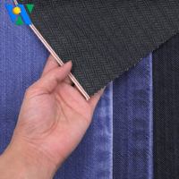 Tissu denim jacquard 14 oz à bords frangés, motif chevrons, 100 % coton, pour la confection de jeans sur mesure en usine