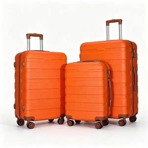 3Pcs ABS <b>Hard</b> <b>Shell</b> Luggage Set 20/24/28 Inches Spinner Wheels <b>Suitcase</b> with TSA Lock Unisex Travel Bag Modern Style - Product Image 5