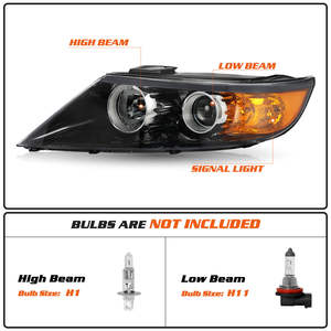 Juego de faros delanteros halógenos de color ámbar negro a <span class=keywords><strong>precio</strong></span> de fábrica <span class=keywords><strong>2011</strong></span>-2013 para <span class=keywords><strong>2011</strong></span> 2012 2013 Kia <span class=keywords><strong>Sorento</strong></span> par izquierdo y derecho - Product Image 4