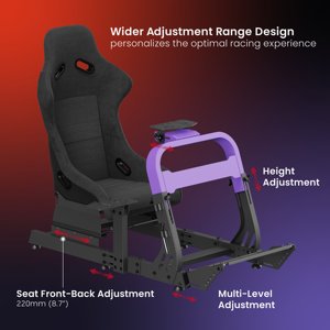 LRS18-BS02 - Soporte Ajustable para Simulador de Carreras, Compatible con Xbox, Fanatec, Logitech G29, G920, <span class=keywords><strong>F1</strong></span>, PS5 - Product Image 2