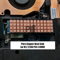 Медный SSD M2 радиатор тонкий радиатор NVME NGFF M2 2280 твердотельный жесткий диск радиатор медные детали под заказ Cnc обработка