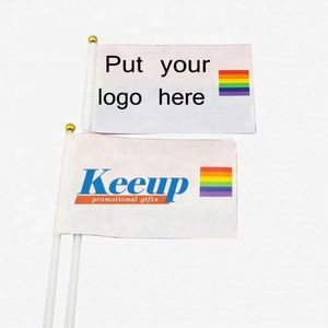 Cheap Polyester Car <b>Flags</b> Customized Print Waving Hand <b>Flags</b> Promotion Gay Pride Window Hand Held <b>Flag</b> for Car - Product Image 3