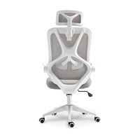 Chaise de bureau ergonomique en maille pivotante pour ordinateur