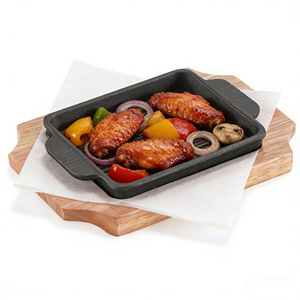 Thickened Cast Iron Western Steak <b>BBQ</b> Pan Korean Style <b>Grilled</b> Meat Home Commercial Non-Stick Gas Induction Cooker Cast Iron - Product Image 5
